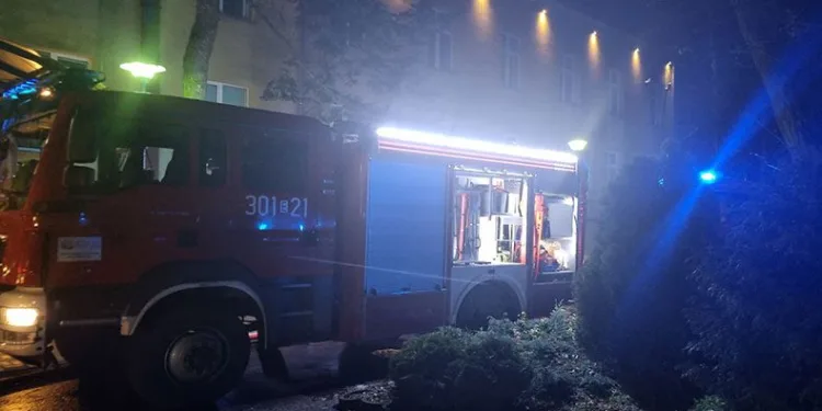 Polonya’da hastanede yangın