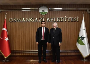 Başkan Dündar’a mevkidaşından taziye ziyareti