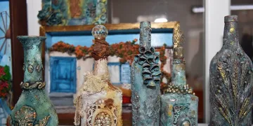 Atık malzemeler sanat eserine dönüşüyor