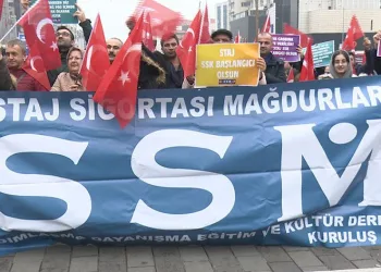 Bursa’da Staj Mağdurlarından Protesto