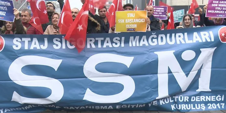 Bursa’da Staj Mağdurlarından Protesto