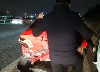 TEM’de 5 araç birbirine girdi