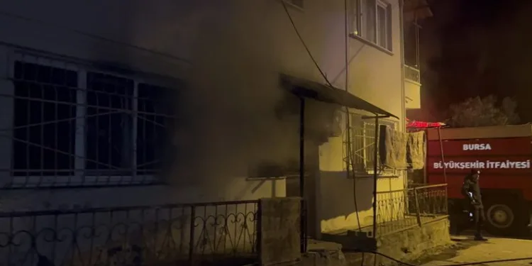 Bursa İznik’te korkutan yangın
