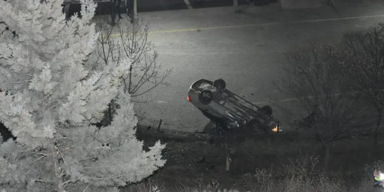 Kastamonu’da otomobil pazar yerine düştü: 2 yaralı