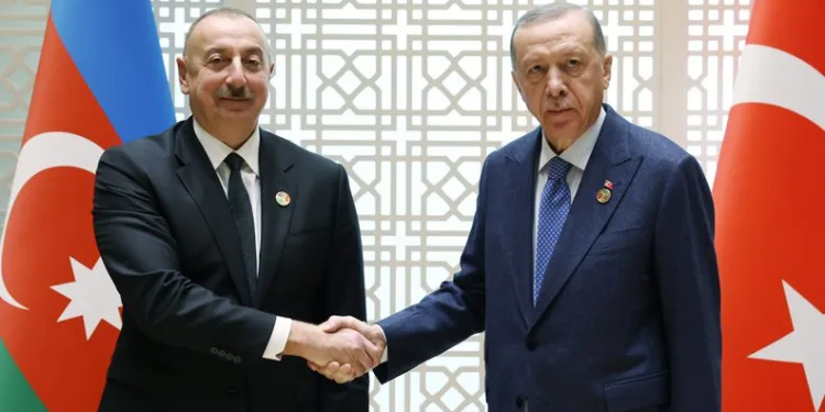 Erdoğan, Azerbaycanlı mevkidaşı Aliyev ile görüştü