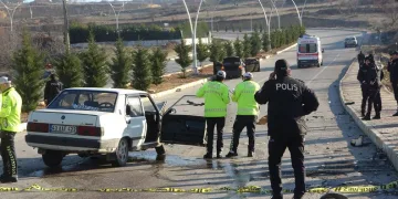 Uşak’ta feci kaza! 1 ölü 3 yaralı