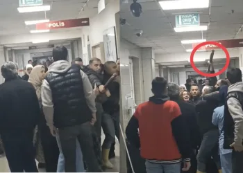 Bursa’da hastanede dünürler birbirine girdi