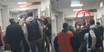 Bursa’da hastanede dünürler birbirine girdi