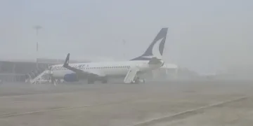 Adıyaman’da uçak seferlerine sis engeli