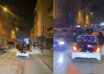 Bursa’da asker uğurlaması mahalleliyi çileden çıkardı