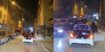 Bursa’da asker uğurlaması mahalleliyi çileden çıkardı