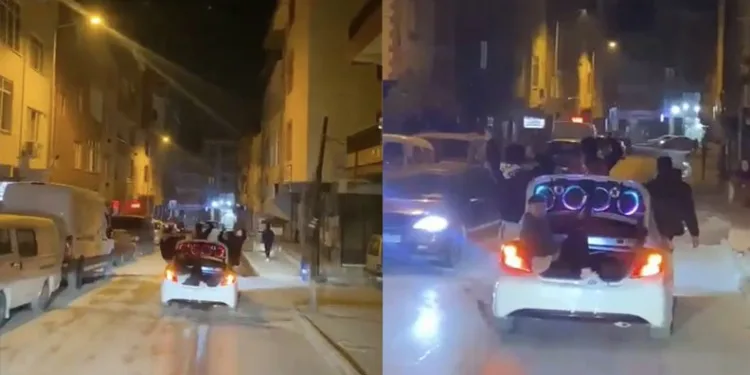 Bursa’da asker uğurlaması mahalleliyi çileden çıkardı