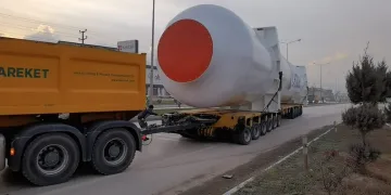 200’er tonluk tankların geçişi için ekipler seferber oldu