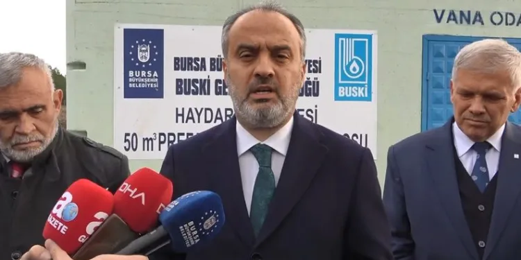 Keles’te iki mahalle suya kavuştu
