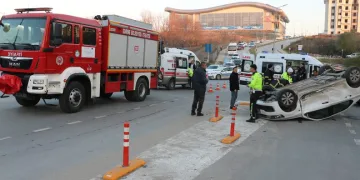 Edirne’de yaralı baba-kızı kurtarmak için zamanla yarış