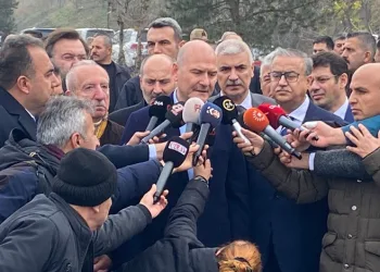 Bakan Soylu patlama bölgesinde