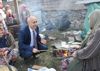 Davut Aydın’a köylülerden muhteşem karşılama