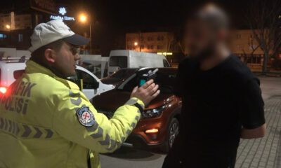 Bursa'da alkollü sürücüden garip istek