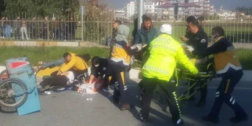 Aydın’da motosikletler çarpıştı