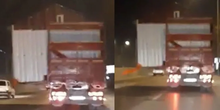 Konteyner evle tehlikeli yolculuk