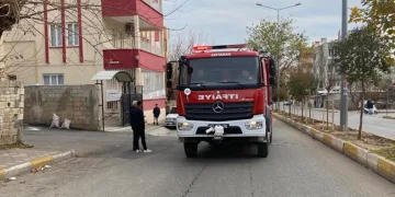 Odunlukta çıkan yangın korkuttu
