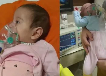 Mersin’de, 5 aylık ikizler taburcu oldu