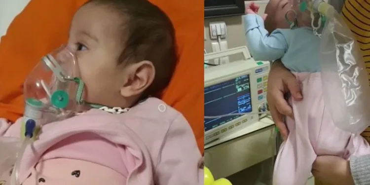 Mersin’de, 5 aylık ikizler taburcu oldu