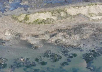 Kızılırmak’ta adacıklar ortaya çıktı