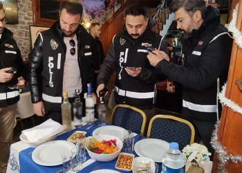 Yılbaşı akşamı kaçak içki denetimi