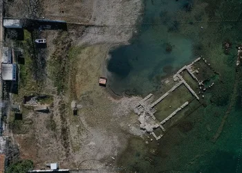İznik Gölü’nde su çekilmesi 100 metreye ulaştı