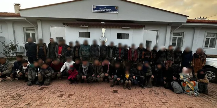 Gaziantep’te 59 düzensiz göçmen yakalandı