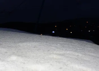 Aydos Tepesi beyaza büründü