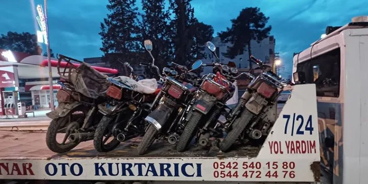 Şanlıurfa’da motosiklet sürücülerine ceza yağdı