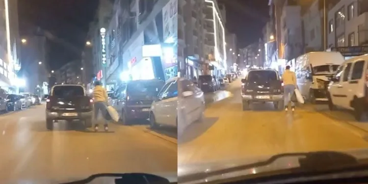Bursa’da patenli gencin tehlikeli yolculuğu