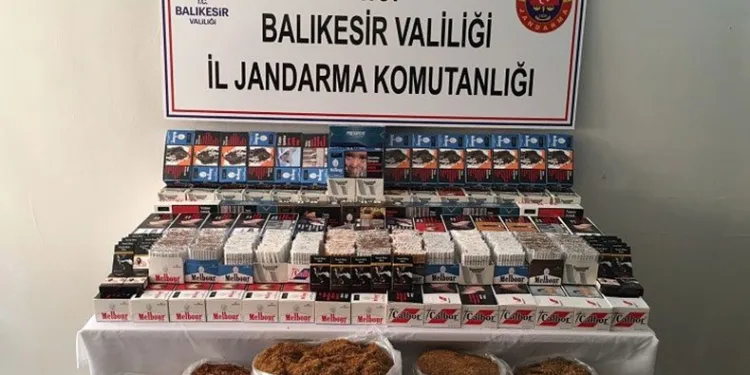 Kaçak kazı ve kaçak tütün operasyonu