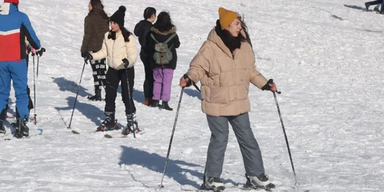 Uludağ’da pistler doldu