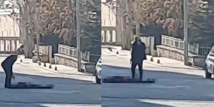 Dehşet anları kamerada