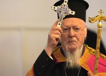Fener Rum Patriği Bartholomeos Bursa’da ayin yönetti