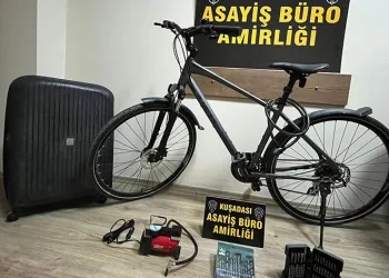 Kuşadası’nda hırsızlar polise yakalandı