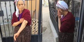 Kanser hastası kadını dövüp gasp etti