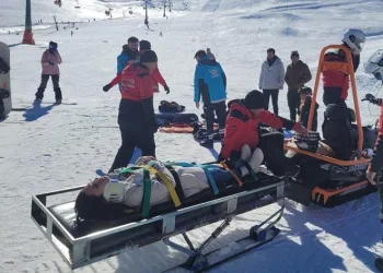 Kayak yaparken kontrolünü kaybetti