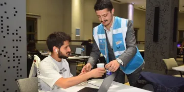 Yıldırım’da ders çalışmaya salep molası