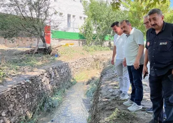 Harmancık’ta taşan dere ıslah edilecek