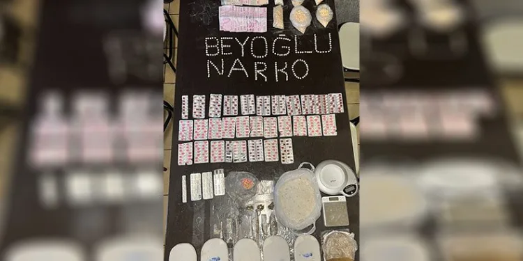 Beyoğlu’nda uyuşturucu operasyonu