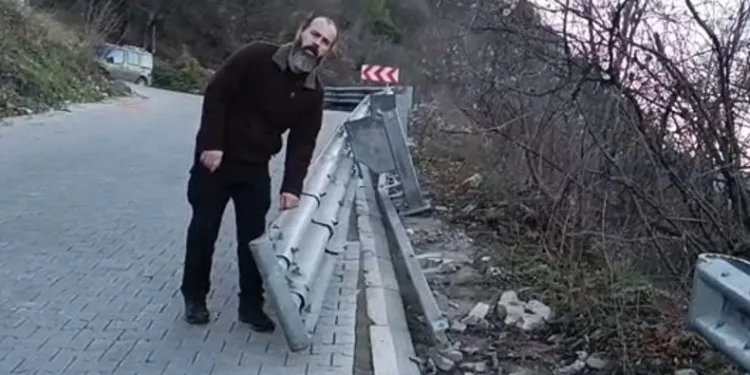 Hırsızlıkta sınır tanımıyorlar, bu kez bariyerleri çaldılar