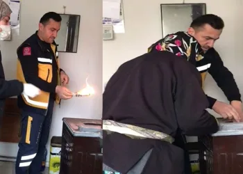 112 ekiplerinden yaşlı kadına vefa