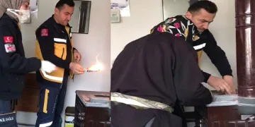 112 ekiplerinden yaşlı kadına vefa