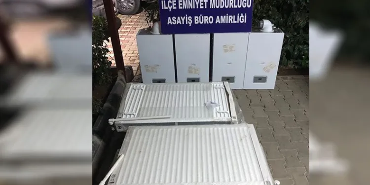 Kombi ve kalorifer hırsızları kıskıvrak yakalandı