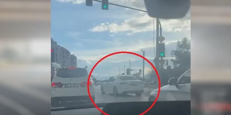 Drift atan lüks otomobilin cezası ağır oldu