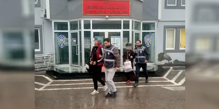 Suçüstü yakalanan hırsızlar tutuklandı